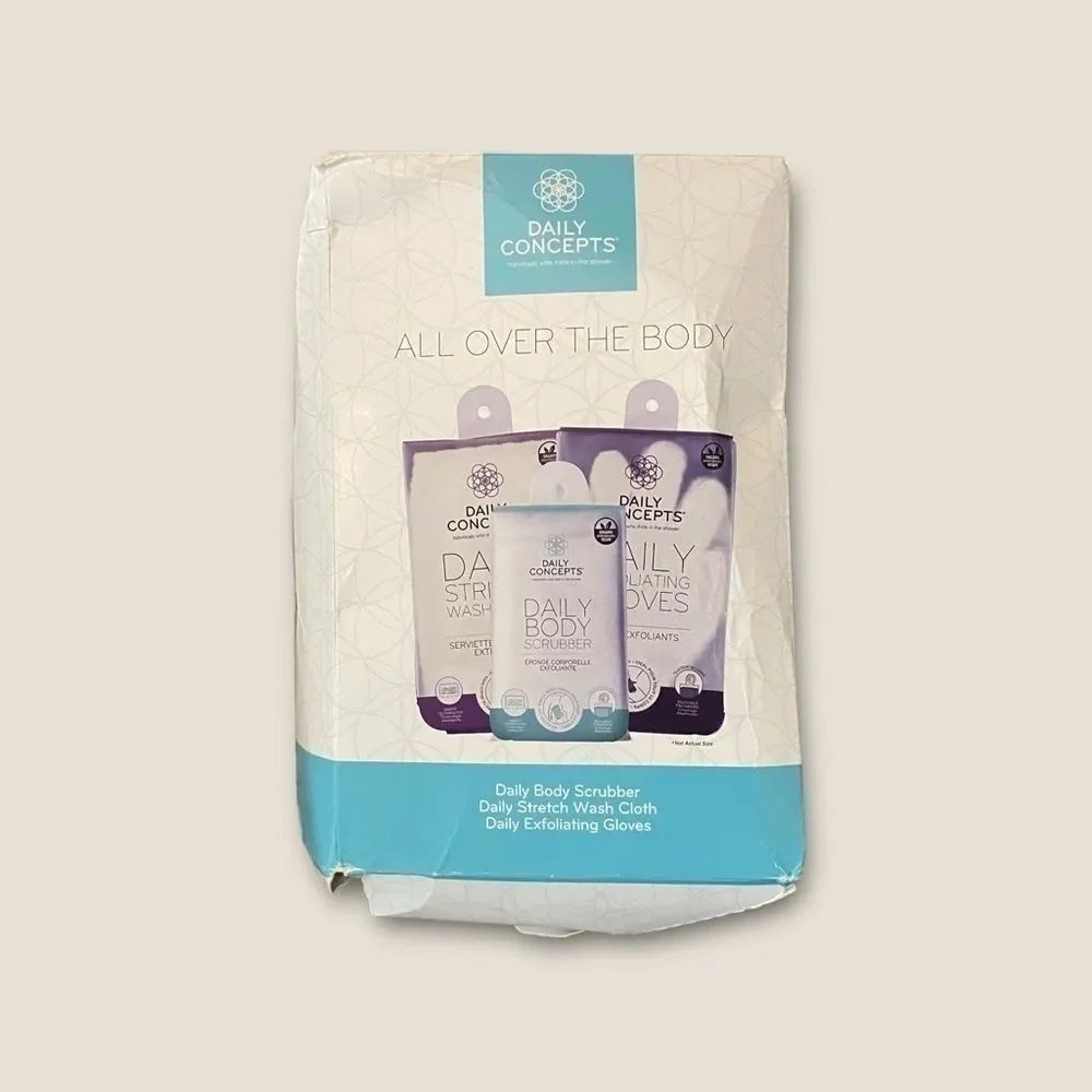 Daily Concepts All Over The Body Gift Set Daily Body Scrubber
